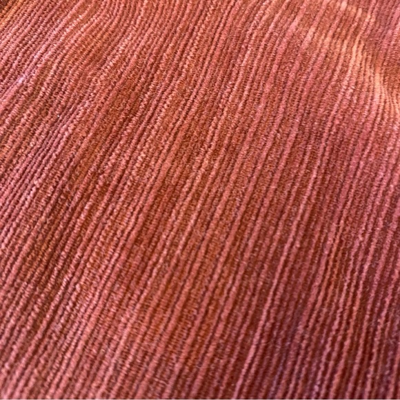 Dolce & Gabbana D&G Corduroy Pants Straight Leg Red Maroon Vintage Look 28 42 - Picture 5 of 13